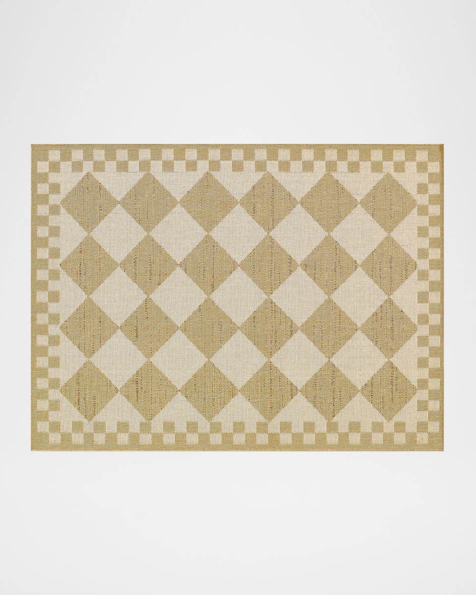 White Diamond Indoor/Outdoor Rug, 5' x 8'